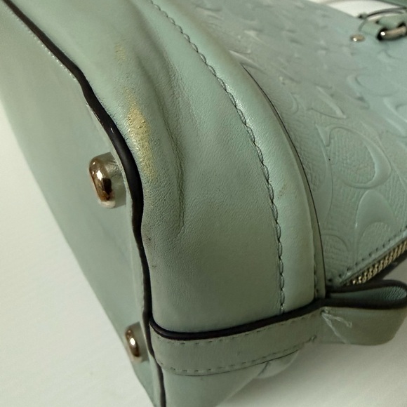 Coach Sierra Satchel in Signature Debossed Patent Leather - Picture 6 of 10